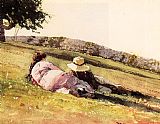 Winslow Homer On the Hill painting